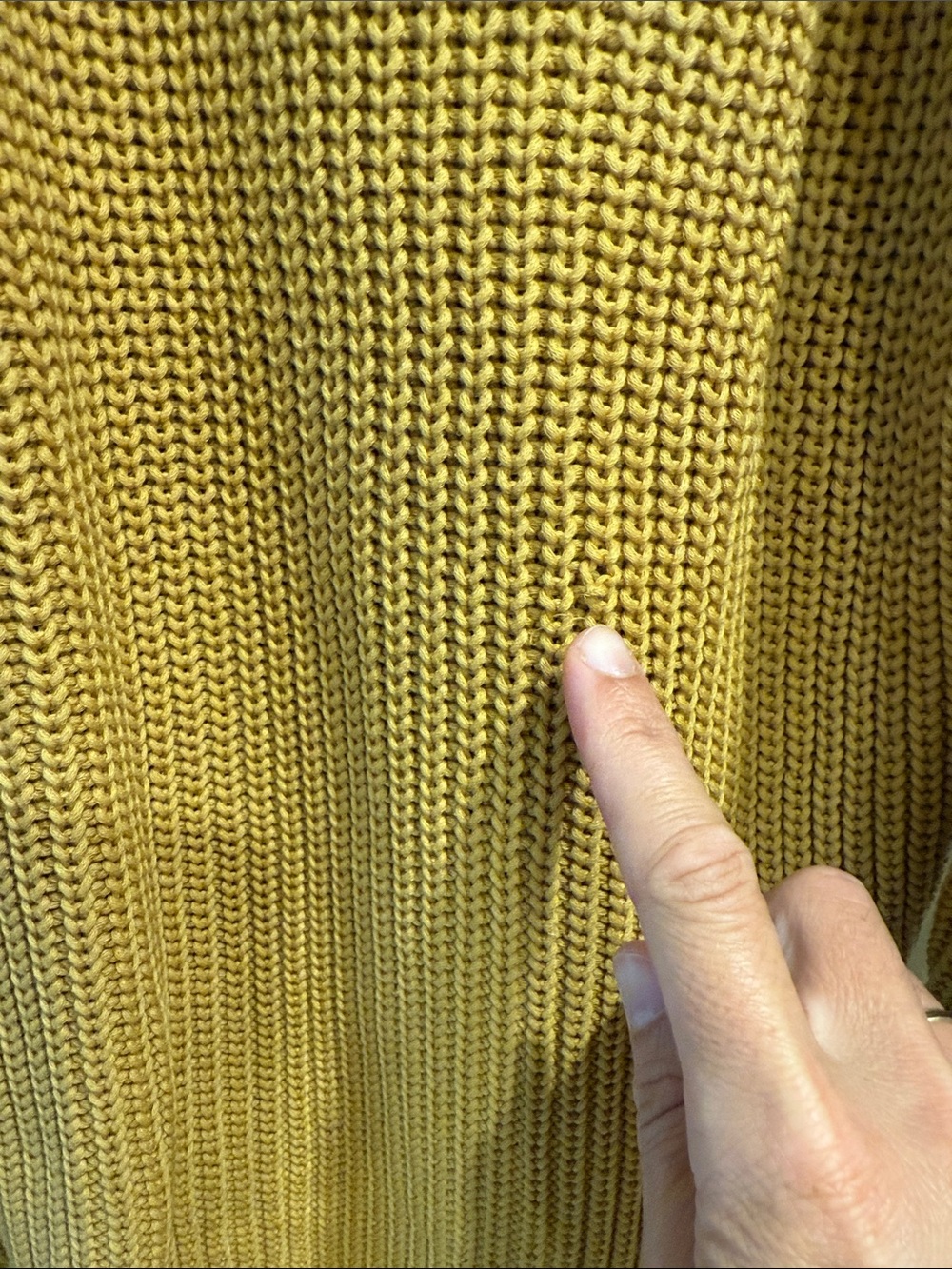 Jenni Kayne V-Neck Oversized Knit Sweater - Mustard - Picture 7 of 11
